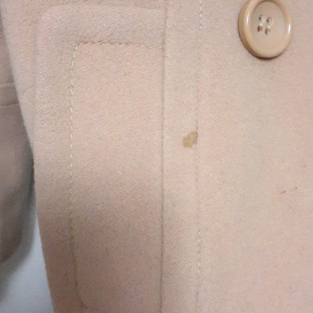 Zara Basic Wool Double Breasted Peacoat Size S - image 3